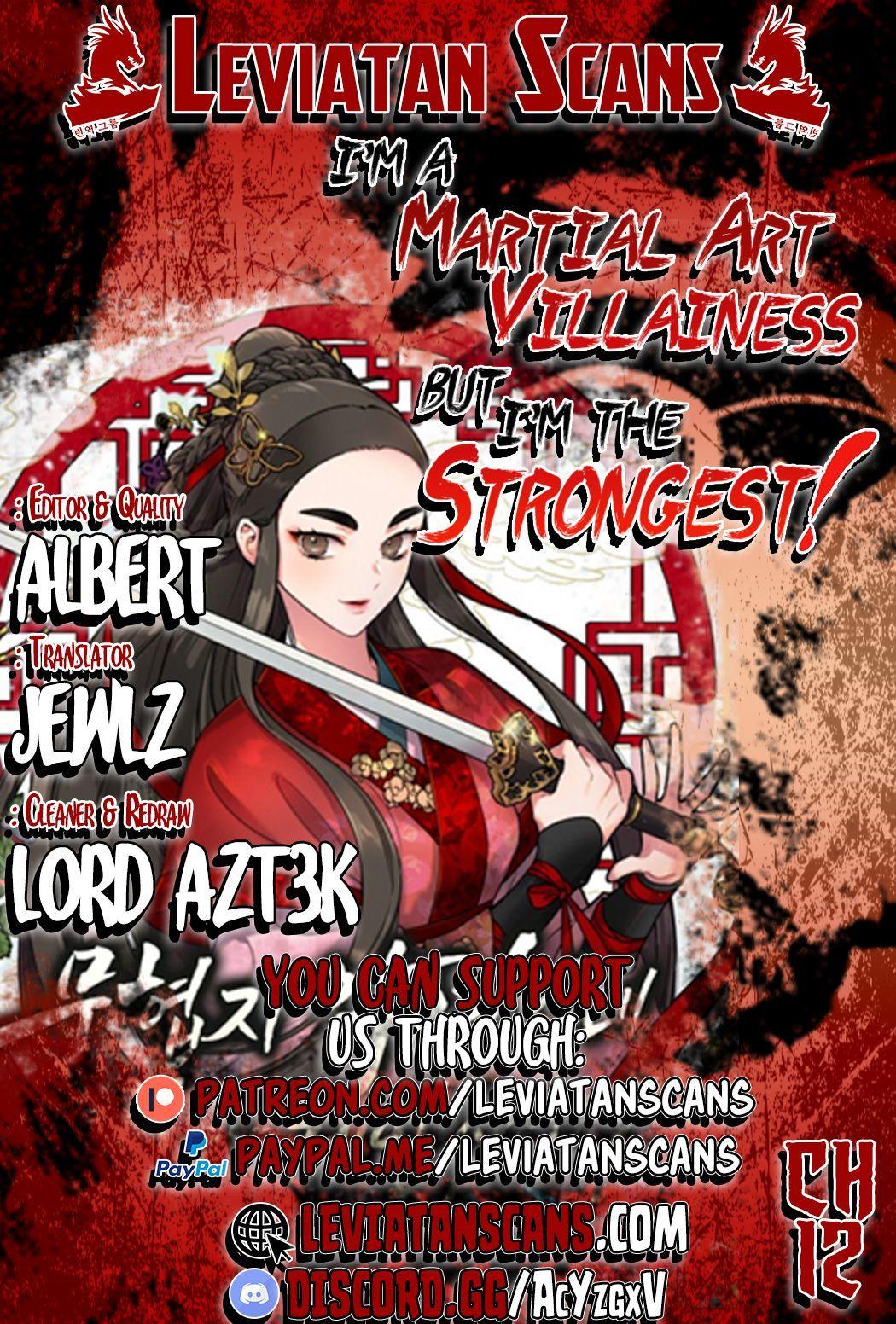 I’m a Martial Art Villainess but I’m the Strongest! - Chapter 12 Page 1