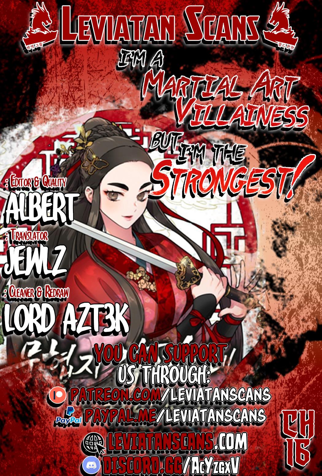 I’m a Martial Art Villainess but I’m the Strongest! - Chapter 16 Page 1