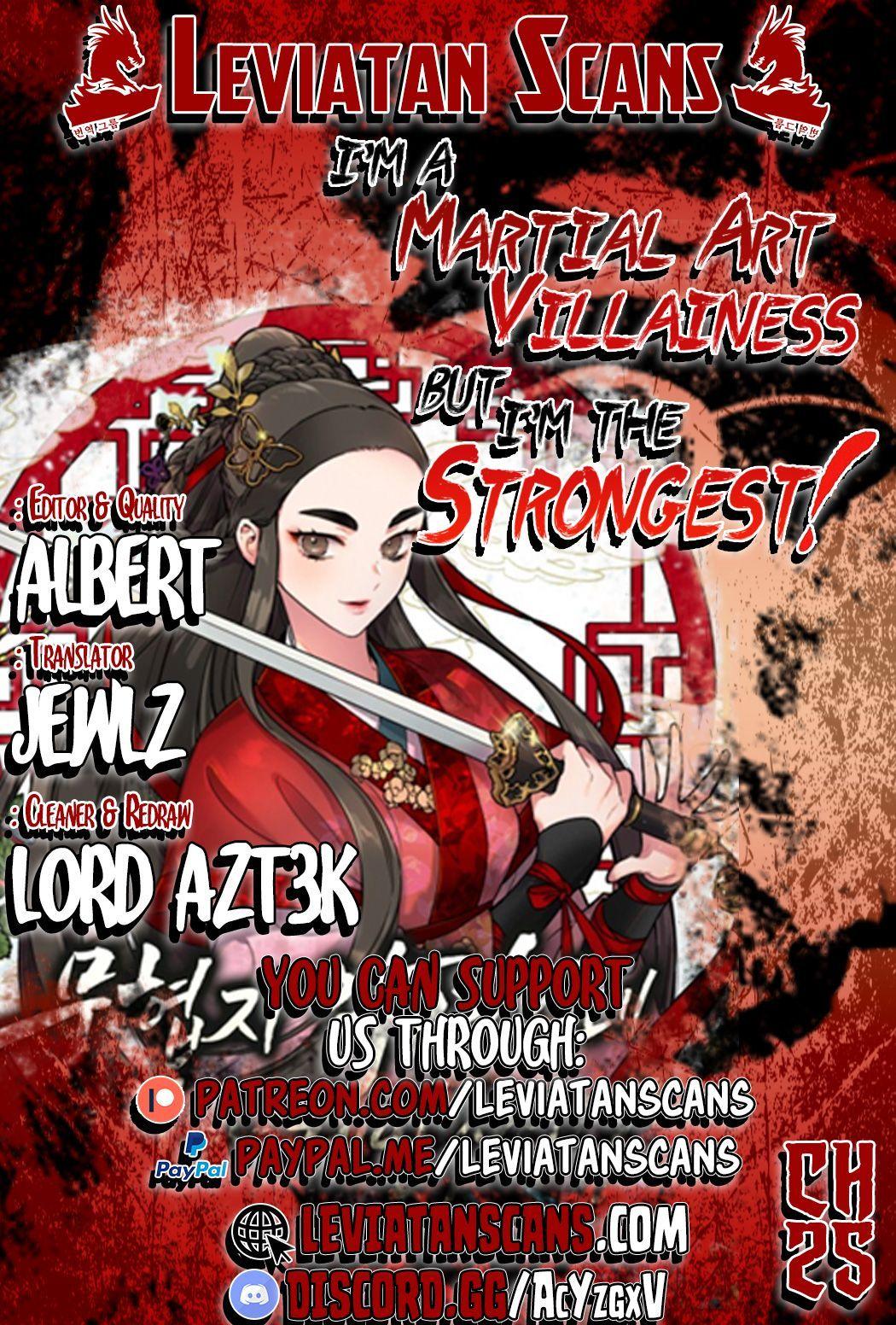 I’m a Martial Art Villainess but I’m the Strongest! - Chapter 24 Page 1