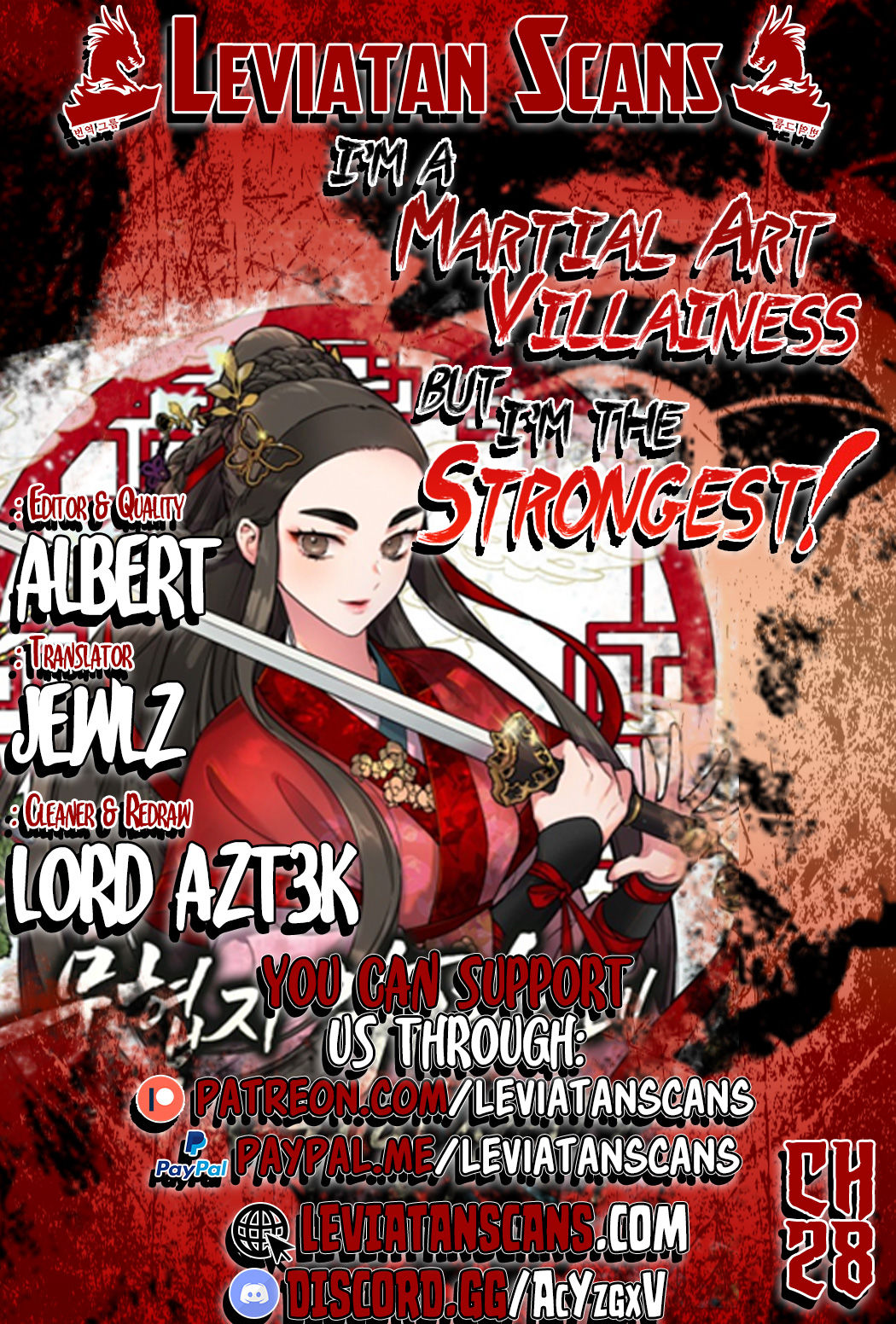 I’m a Martial Art Villainess but I’m the Strongest! - Chapter 28 Page 1