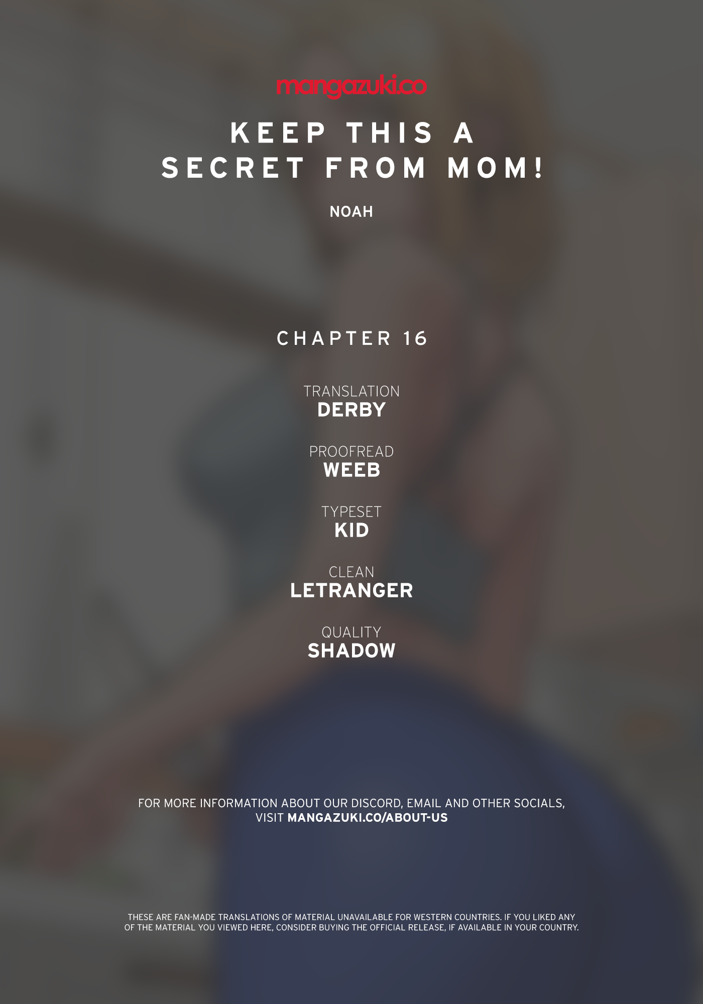 Keep it a secret from your mother! - Chapter 16 Page 1