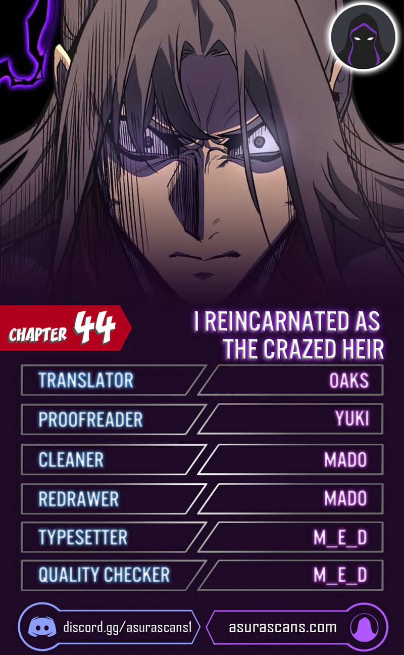 I Reincarnated As The Crazed Heir - Chapter 44 Page 1