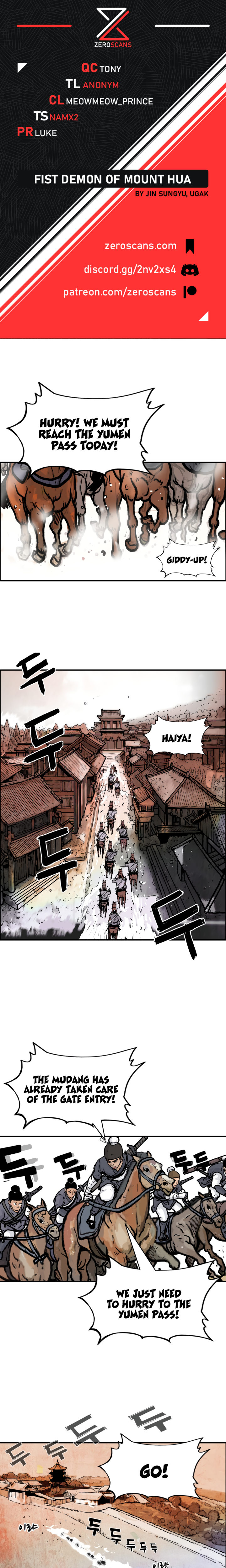 Fist demon of Mount Hua - Chapter 16 Page 1