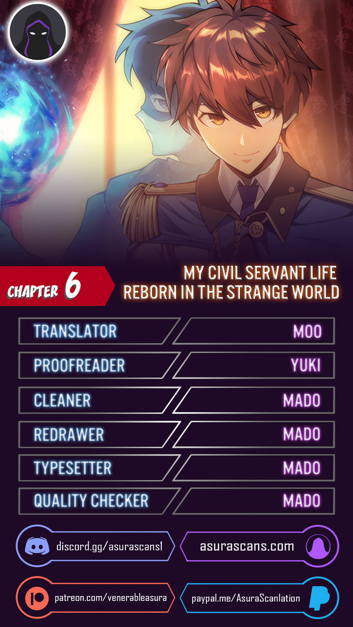 My Civil Servant Life Reborn in the Strange World - Chapter 6 Page 1
